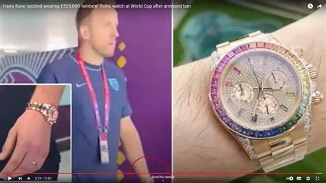 kane rolex watch|Harry Kane spotted wearing £520,000 'rainbow' Rolex .